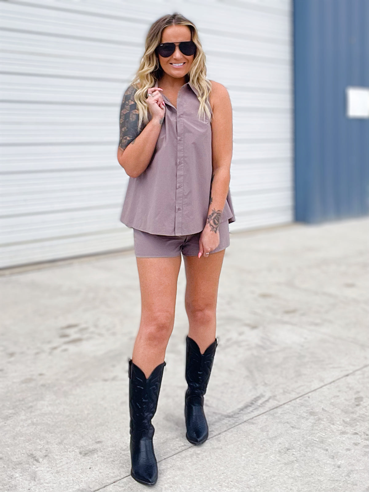 My Little Darlin’ Button Down Romper