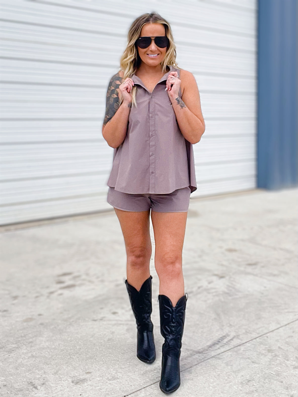 My Little Darlin’ Button Down Romper