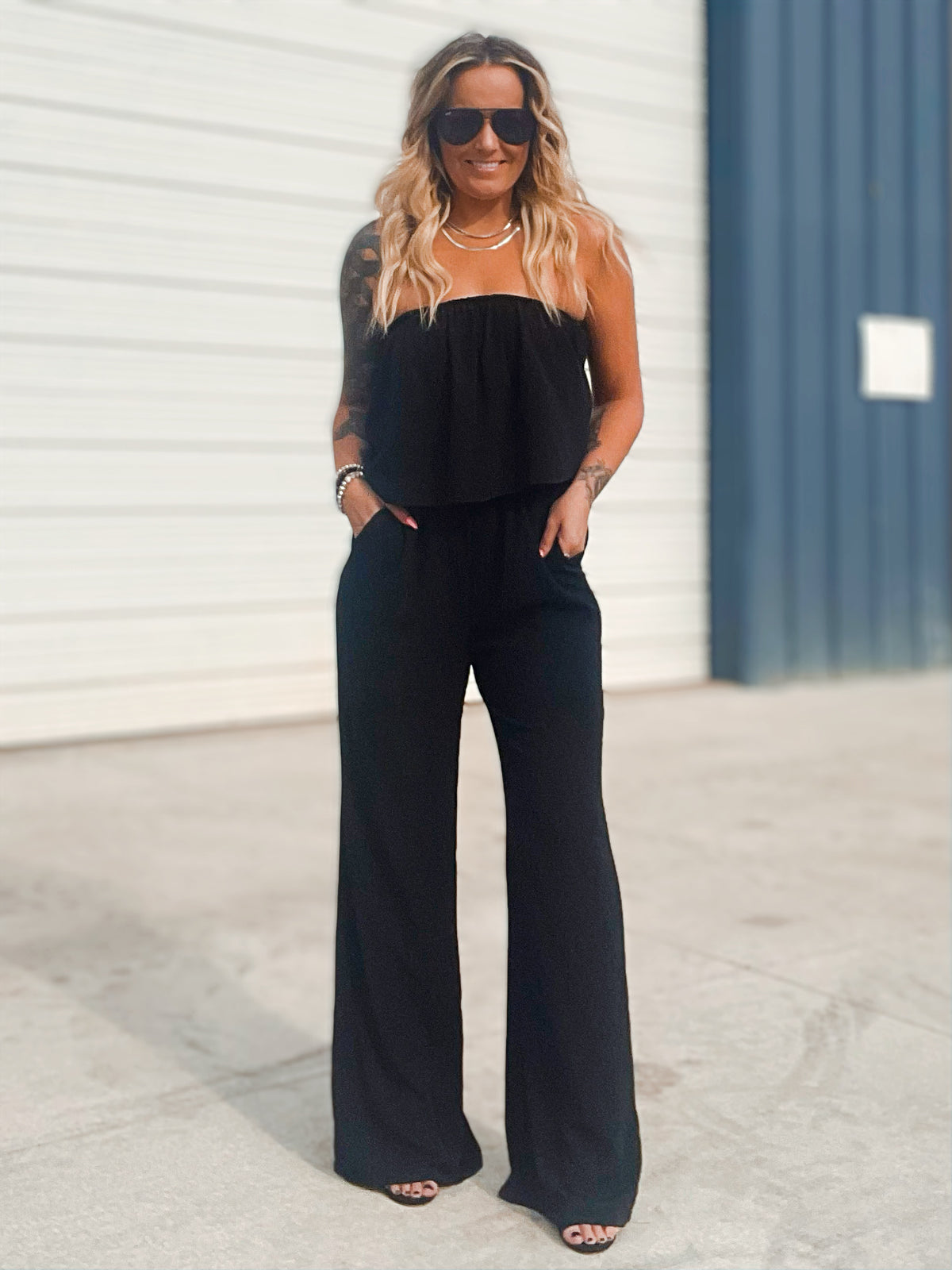 In My Dreams Strapless Jumpsuit