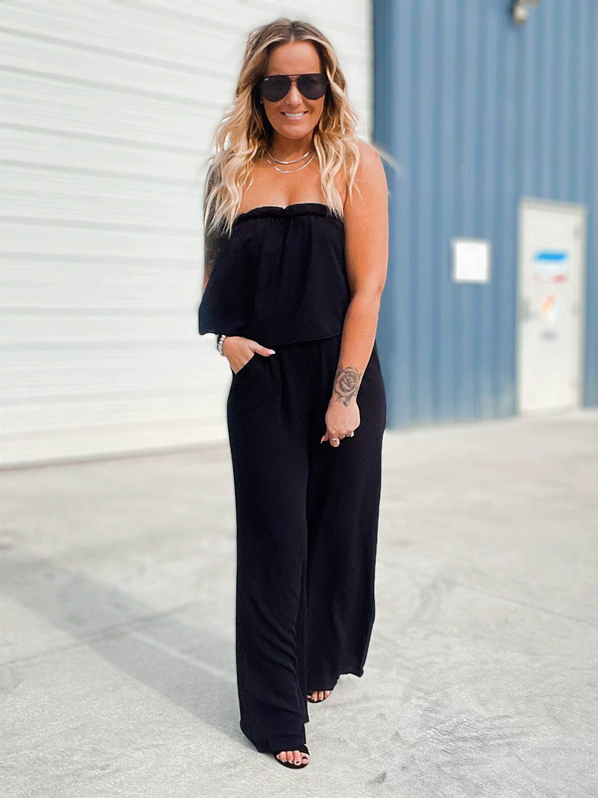 In My Dreams Strapless Jumpsuit