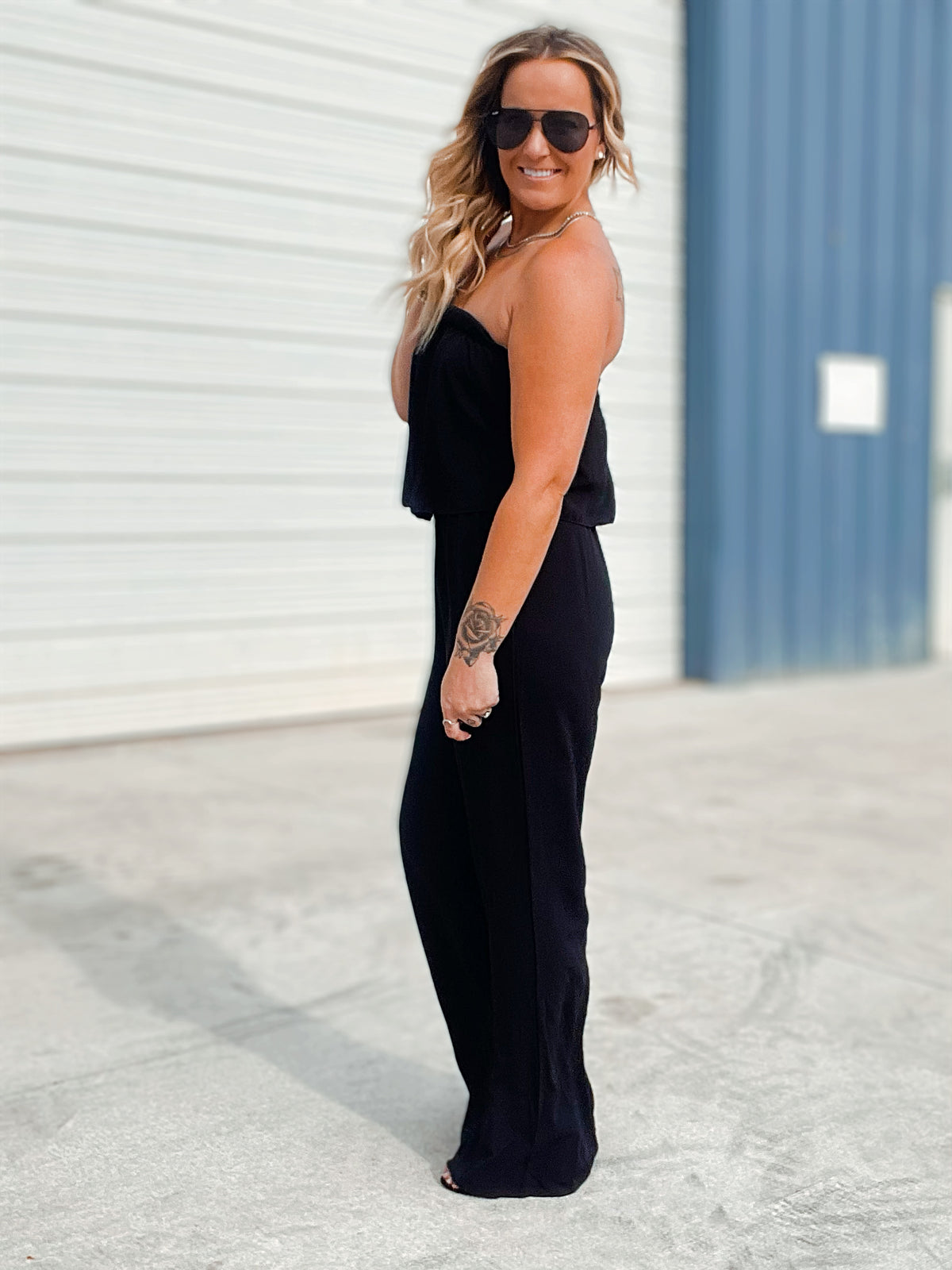 In My Dreams Strapless Jumpsuit