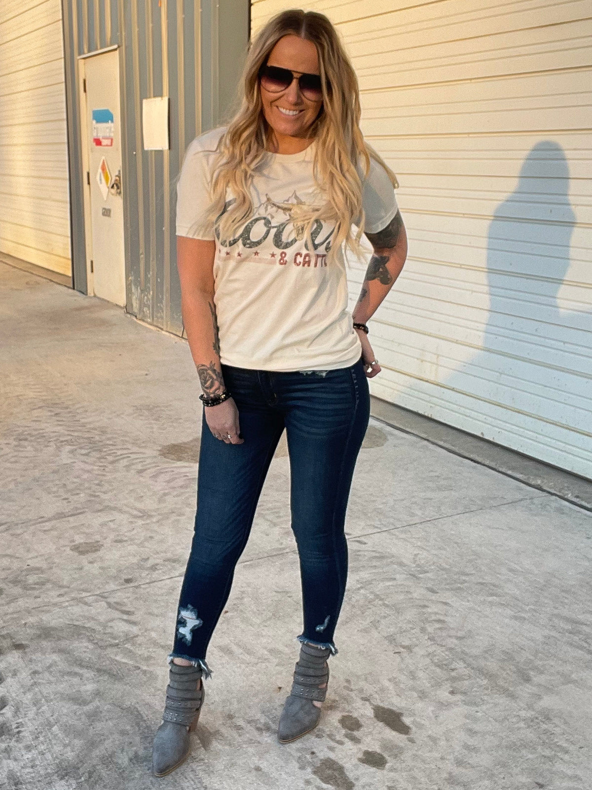 Rodeo Coors & Cattle Graphic Tee