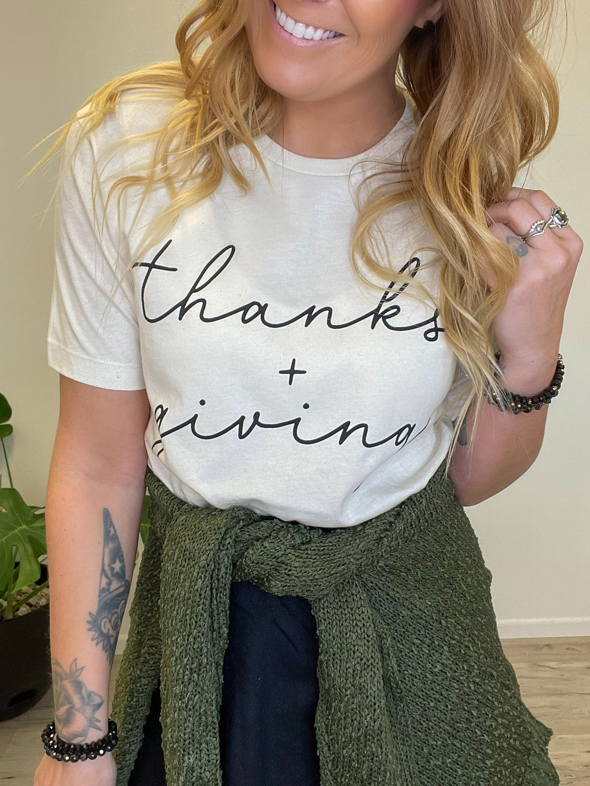 Thanks + Giving Graphic Tee