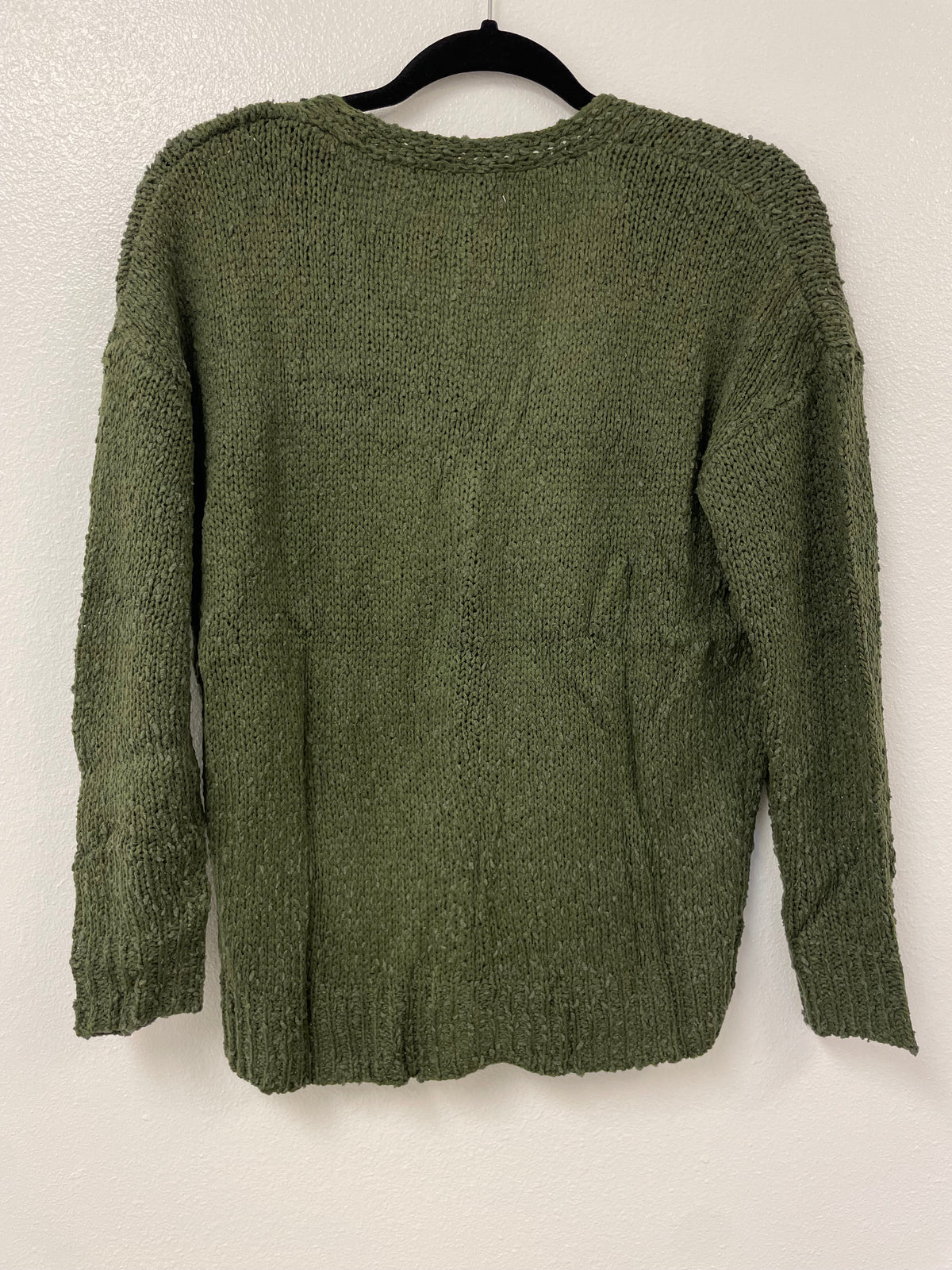 Country Green Button Down Sweater