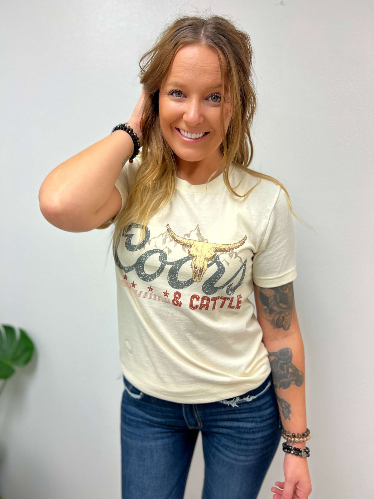 Rodeo Coors & Cattle Graphic Tee