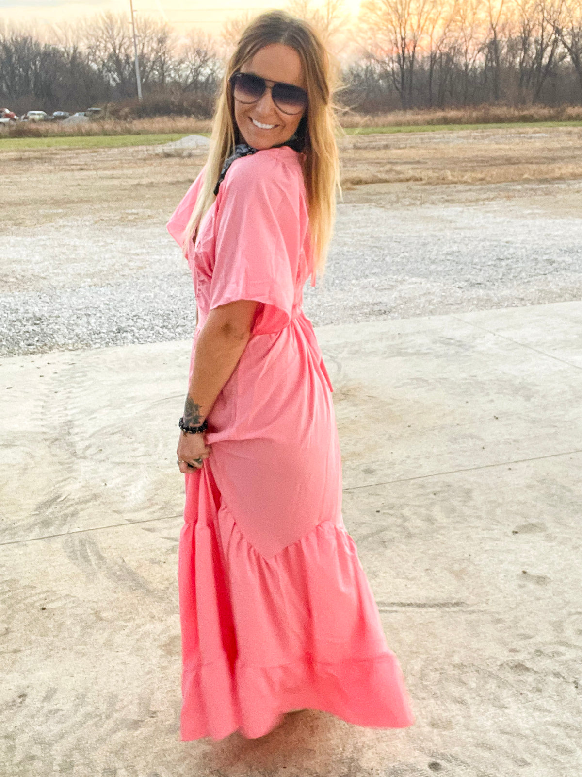 Where The Prairie Winds Blow Boho Style Maxi Dress