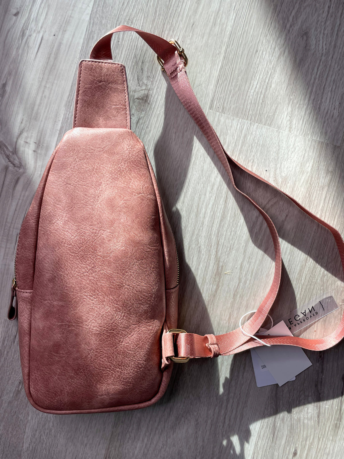 Throw It In The Bag Mauve Crossbody