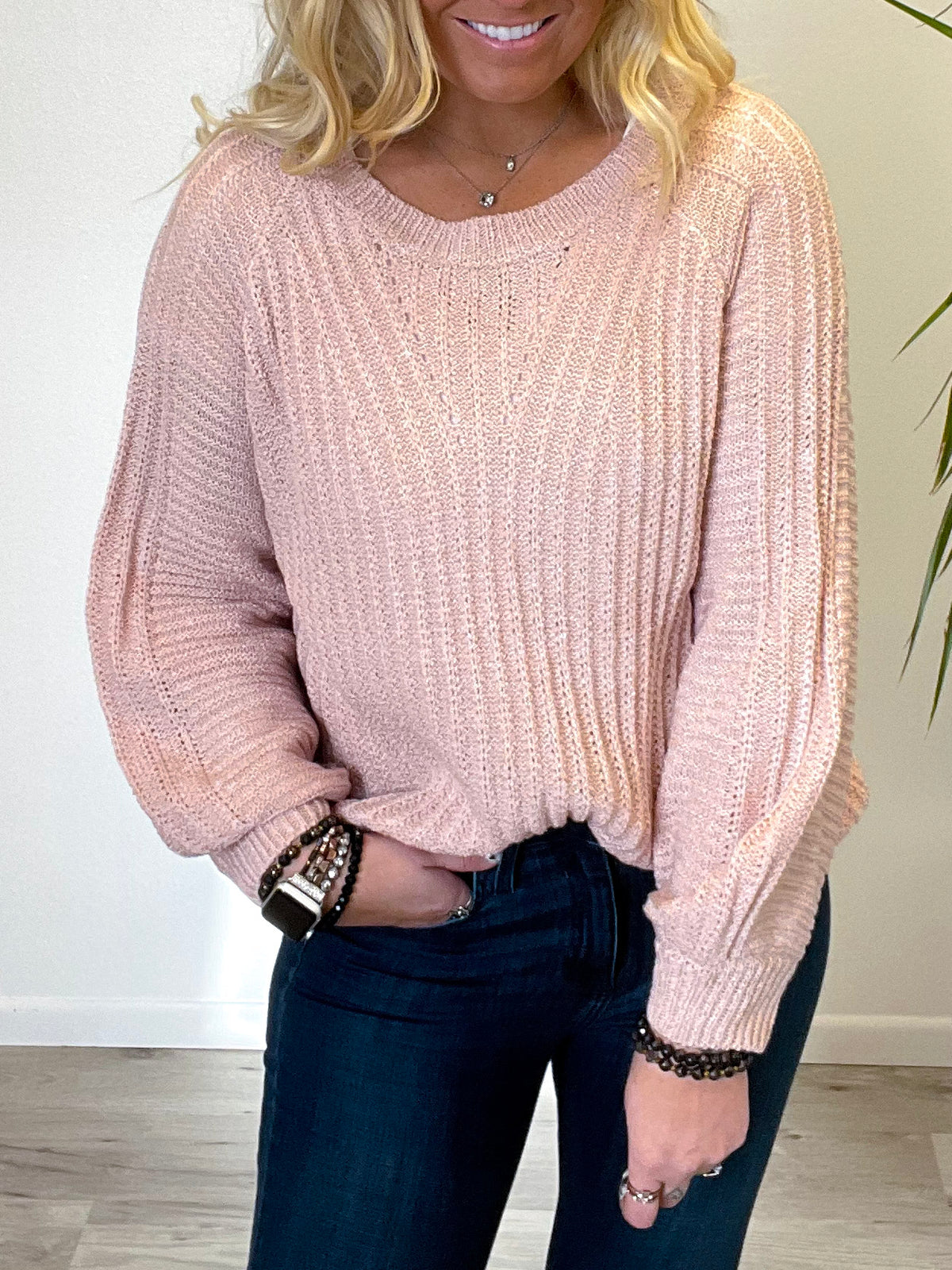 Hold On Loosely Raglan Sleeve Knit Top - 2 Colors