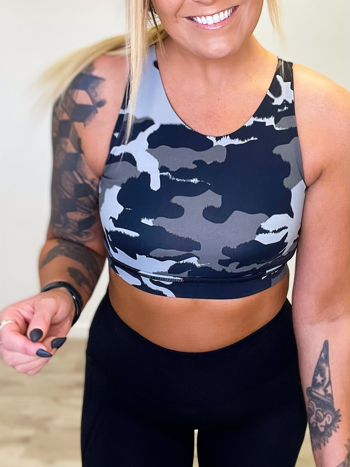 In The Jungle Camo Active Top