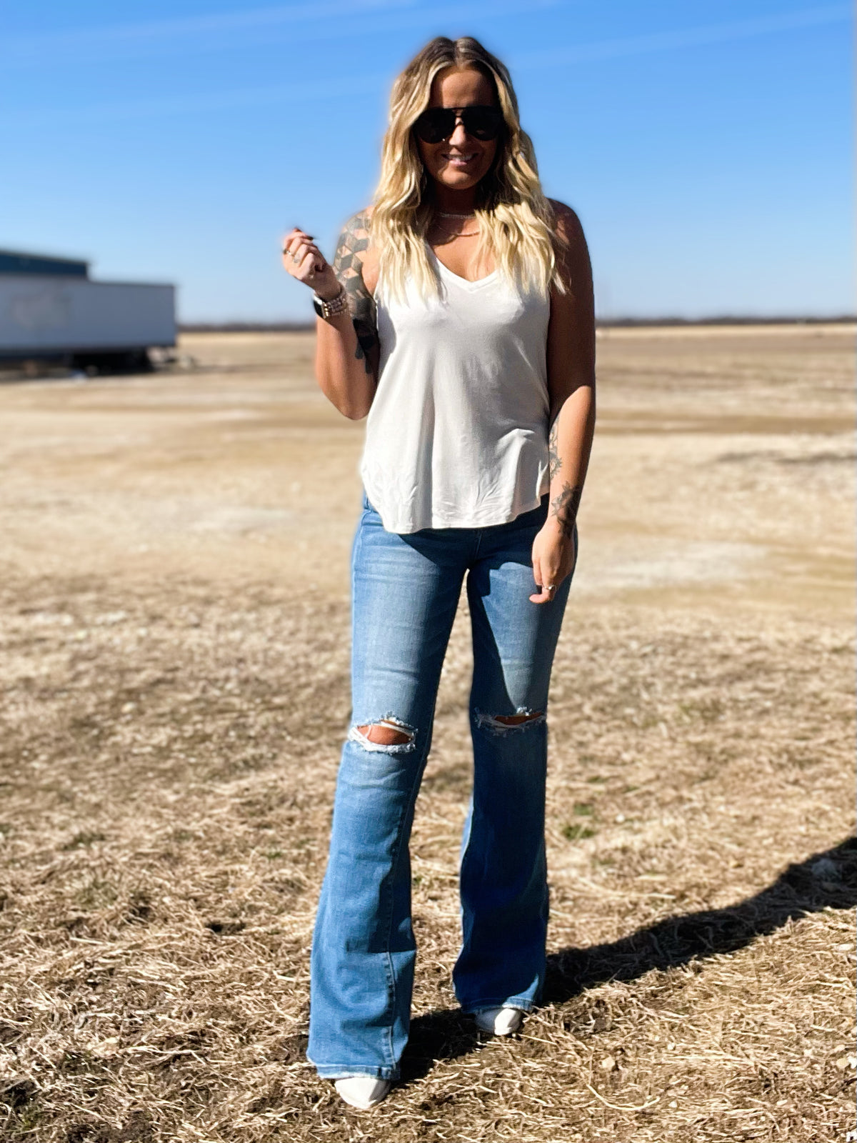 All About The Basics White Tank