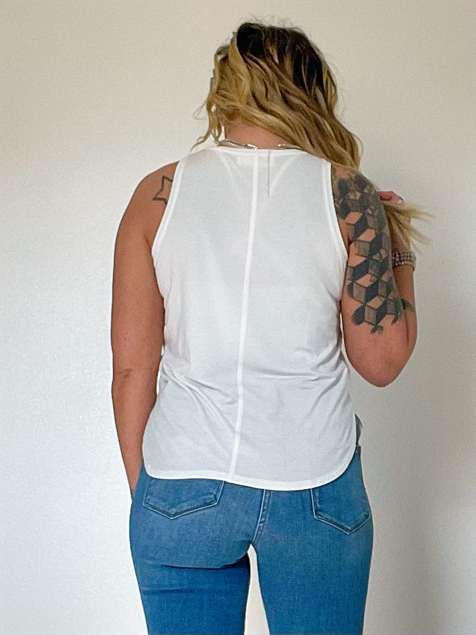 All About The Basics White Tank