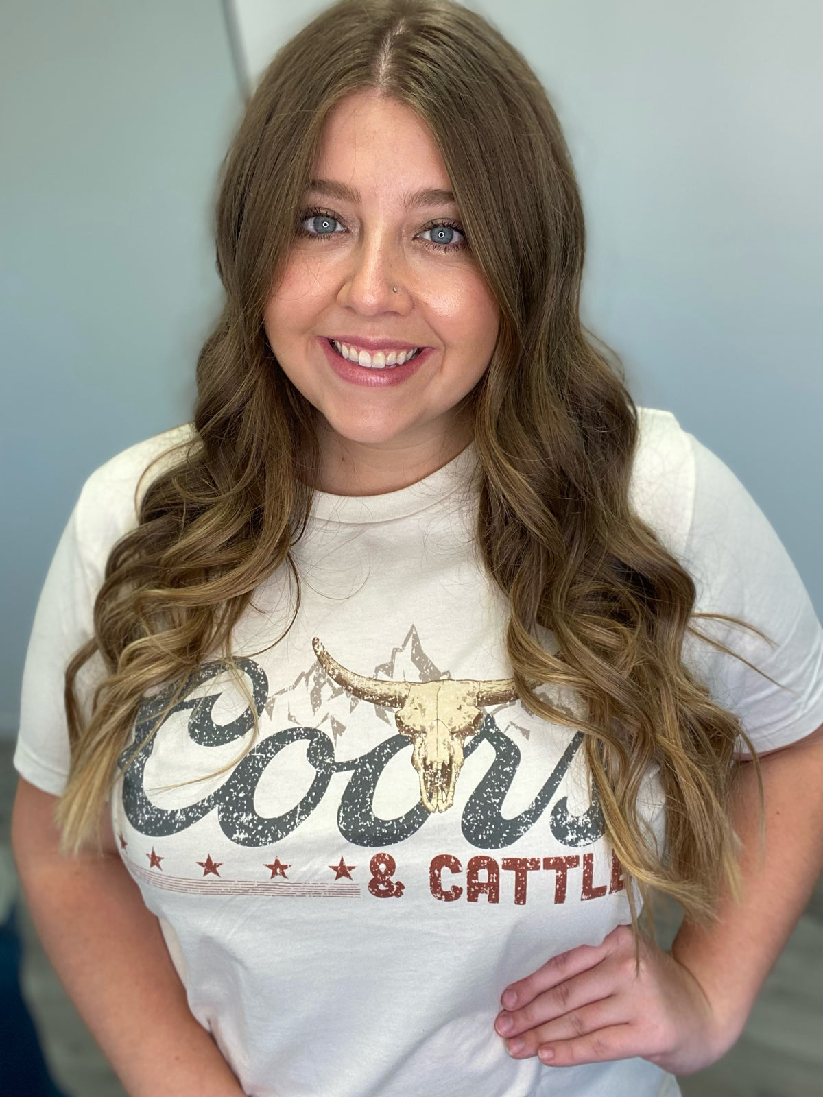 Rodeo Coors & Cattle Graphic Tee