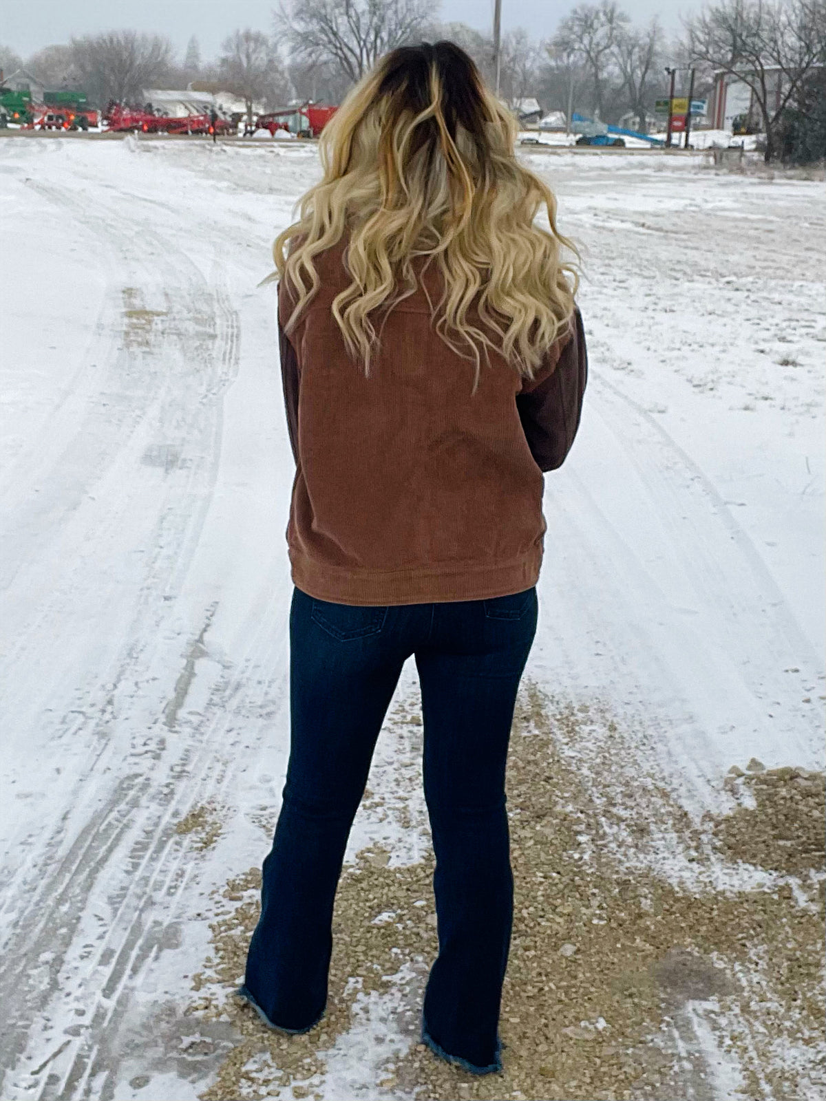 Brown-Eyed Girl Corduroy Shacket