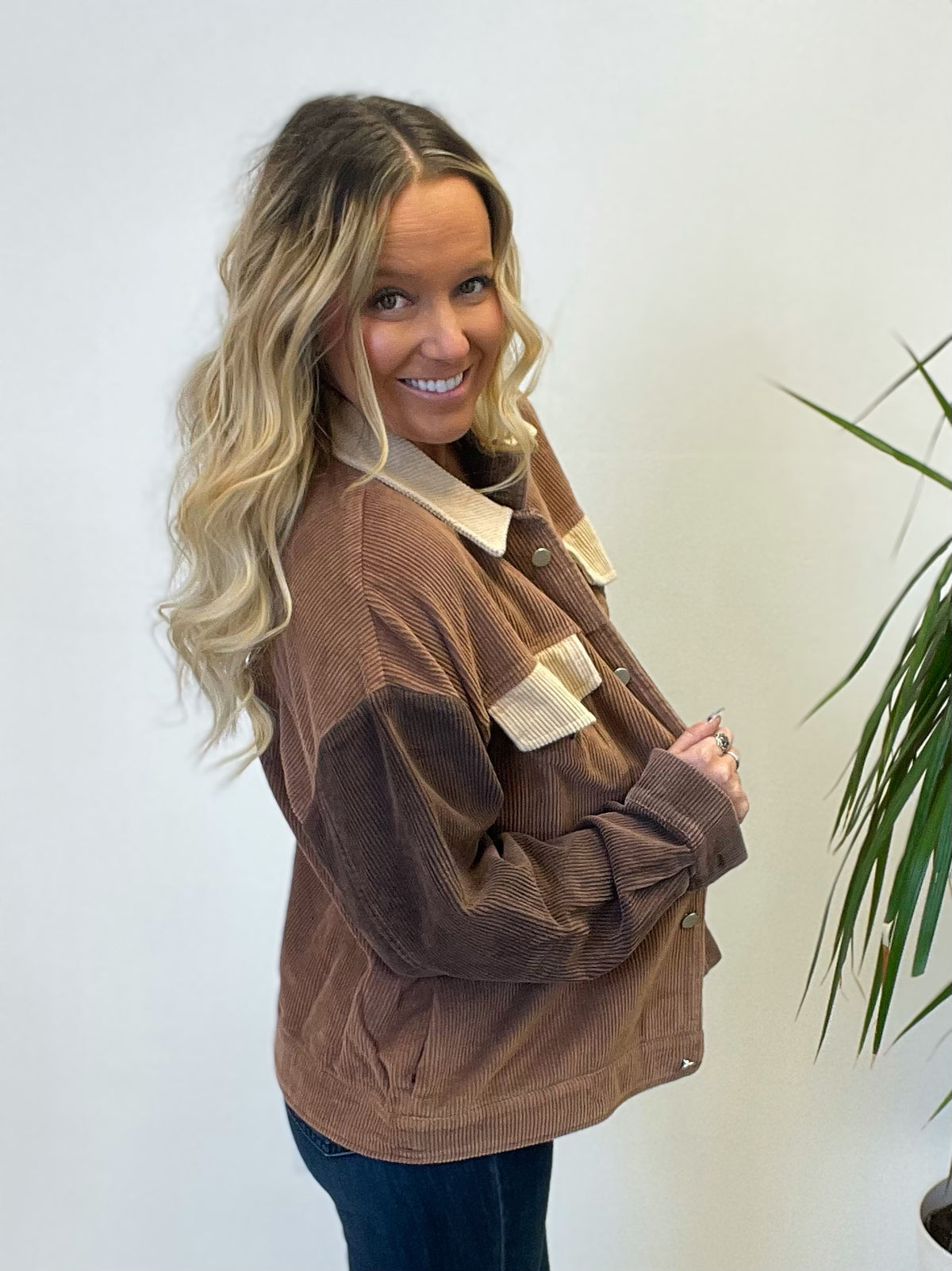 Brown-Eyed Girl Corduroy Shacket